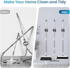 Broom Holder Wall Mount, 4PCS Broom Hanger Wall Mount, Stainless Steel Heavy Duty Mop Holder Broom Mop Hanger Wall with Screws, Garden Outdoor Tool Organizer Rack Broom Hanger (Black) - Image 5