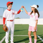 Blue Ice Cream Drip Baseball Softball Dugout Organizer Bag Fence Hook Helmet Glove Hanger with Name Tag Sports Team Gifts Gear for Boys Girls Coach Mom Must Have Travel Accessory-6pcs - Image 6