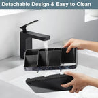 GFWARE Marble Black Toothbrush Holder for Bathrooms, Bathroom Sink Storage - Image 3