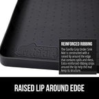 GORILLA GRIP Waterproof Silicone Under Sink Mat, Stay in Place, 28x22 Black - Image 5