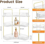 Corner Bathroom Counter Organizer 3-Tier Bathroom Organizer - Image 2