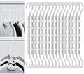 Mr. Pen- Space Saving Hangers, 16 pcs, 360° Rotating Hooks | Magic Cascading Hanger Organizer with 5 Enclosed Slots, Closet Organizers and Storage for Clothes by MrPen