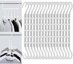Mr. Pen- Space Saving Hangers, 16 pcs, 360° Rotating Hooks | Magic Cascading Hanger Organizer with 5 Enclosed Slots, Closet Organizers and Storage for Clothes by MrPen