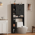 Over the Toilet Storage Cabinet, 31”W Bathroom Organizer by Viroformo
