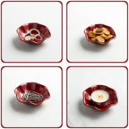 Mecaikru Ceramic Ring Dish, 4 in Jewelry Tray with Kiln Glaze Catchall Bowl - Image 4