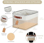 DECOMOMO Storage Bins, Large Fabric Storage Baskets for Shelves 4 Pack - Image 3