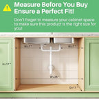 Kitstorack Under Sink Organizer, 2-Pack 3-Tier Height Adjustable Thickened Metal Pull out Cabinet Organizer Shelf, Slide out Storage Drawer Rack for Bathroom Kitchen Pantry Home Laundry Organization - Image 2