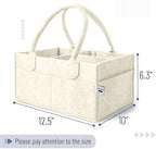 Mr. Pen- Baby Diaper Caddy Organizer, Beige, Medium - Image 2