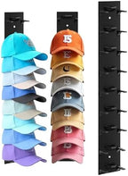 1 Pack Hat Organizer For Baseball Caps, Hat Rack for Wall Holds 9 Hats by Dntorx