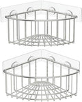 SMARTAKE 2-Pack Corner Shower Caddy Deep Basket, SUS304 Stainless Steel by SMARTAKE