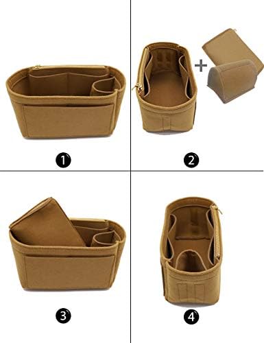 LEXSION Felt Purse Organizer Insert, Tote Bag Shaper Dividers with 5 Sizes - Image 3
