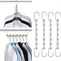 GEFTOl Space Saving Hangers Metal Hanger Magic Cascading Hanger Closet Clothes Organizer(20 Pack) by GEFTOL