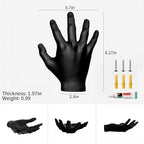 Basketball Holder, Hand Sculpture Ball Holder Wall Mount Art Decor Stand Storage Rack Organizer Display Case Man Cave for Football Soccer Gift Ideas for Him Men Boys Gamers (Black Ball Holder) - Image 6