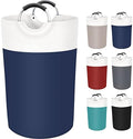 BlissTotes 115L Laundry Basket, Freestanding Collapsible Hamper, Blue by BlissTotes