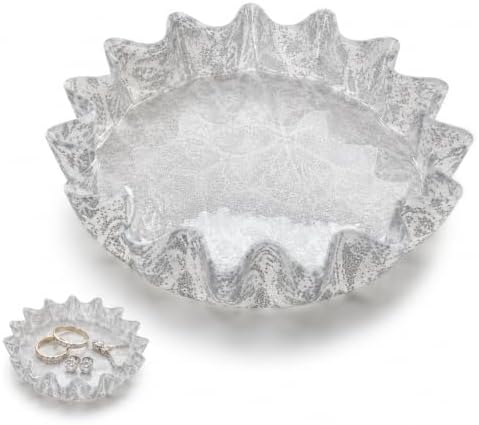 Andreas Bling Silicone 5" Lillie Pad Catchall Tray, Made in USA, LP5-357 by DecorativeSiliconeProducts