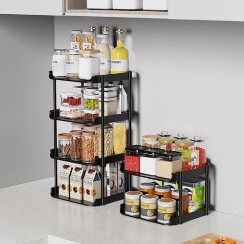 6 Tier Vertical Narrow Shoe Rack, Stackable Tall Skinny Shoerack, Compact Single Shoes Storage Tower for Slim Space, Corner Plastic Shelves, for Hallways, Entryway, Bedrooms Organizer, Black - Image 6