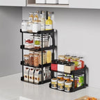 6 Tier Vertical Narrow Shoe Rack, Stackable Tall Skinny Shoerack, Compact Single Shoes Storage Tower for Slim Space, Corner Plastic Shelves, for Hallways, Entryway, Bedrooms Organizer, Black - Image 6