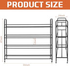 Colingmill Heavy Duty Basketball Rack with Wheels, Multi-tier Rolling Ball Storage Cart, Sports Equipment Organizer for School, Gym, Club Shoot Training(55 x 14 x 47 Inches,40 Balls) - Image 2