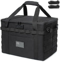 Tactical Camping Storage Bag - 38L Utility Tote Bag Organizer with Combination Lock and Shoulder Strap by Lemubeane