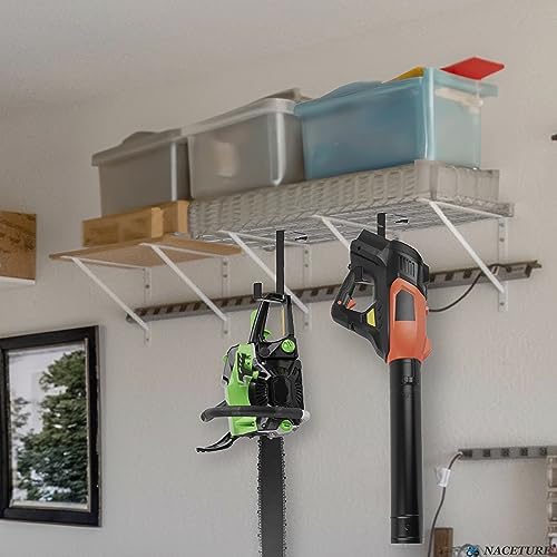 NACETURE Bike Hangers for Garage Ceiling Racks, 4 Pack Storage Hooks - Image 6