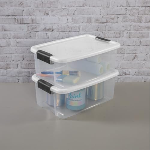 Sterilite Ultra Latch Box with Lids for Home and Office, 18 Quart, 18-Pack - Image 6