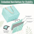 VENO 4 Pack Large Grocery Bag Reusable Shopping Bags with Hard Bottom - Image 4