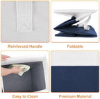 TasticTotes Laundry Basket 3-Pack, Laundry Hamper, 75L-Blue - Image 3