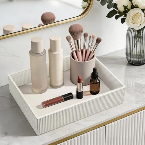 SITHON Valet Tray Desk Organizer PU Leather Catchall - Image 6