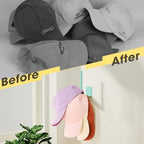 Durmmur Stainless Steel Hat Organizer, Hat Rack for Wall,Each Holds 15 Hats - Image 7