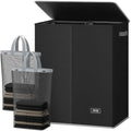 SOLEDI Double Laundry Hamper with Lid and Removable Laundry Bags,Divided Laundry Bin - Large Clothes Hamper 2 Section - Collapsible Laundry Baskets for Bedroom, Bathroom, Laundry Room,Black by SOLEDI