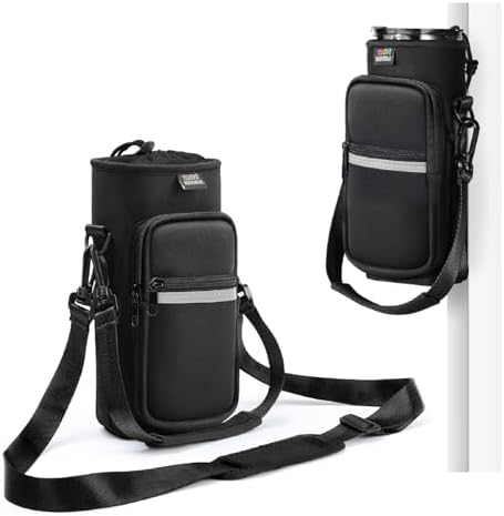 Nuovoware Magnetic Gym Bag, 25oz/32oz, Black+White by NUOVOWARE