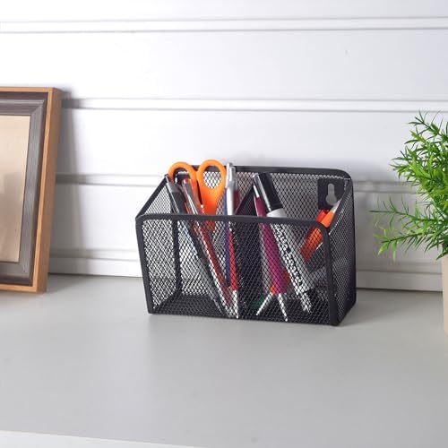 Wall Hanging Pencil Holder With Slatwall J Hooks Slatwall Pencil Cup Wall Mounted Pen Holder Wall Marker Holder Metal Pencil Holder For Paintbrushes Pegboard Classroom Home - Image 7