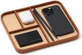 Nordik Leather Valet Tray - Medium EDC Tray - Sand Brown 9.5 x 7.9 in by NordikByDesign