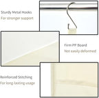 GRANNY SAYS 4-Shelf Hanging Closet Organizer, Foldable Storage, Beige | 44 lb Capacity, No-Sag Support, Keeps Clothes Neat, Folds Flat, Fits RV, Dorm & Small Closets, 2 Pack - Image 6
