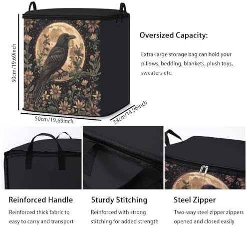 2pcs blanket storage bag for under bed,closet organizers 95L - Image 3