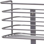 Household Essentials 1228-1 Double Basket Door Mount Cabinet Organizer | Mounts to Solid Cabinet Doors or Wall - Image 3
