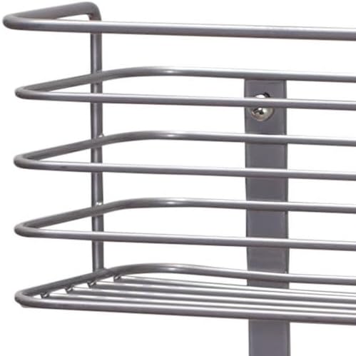 Household Essentials 1228-1 Double Basket Door Mount Cabinet Organizer | Mounts to Solid Cabinet Doors or Wall - Image 3