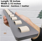 Sunglasses Organizer Wall Mounted Wood Sunglass Holder for Home Glasses Holder/Sunglasses Rack,Home Decor (Gray-1pcs-long) - Image 5