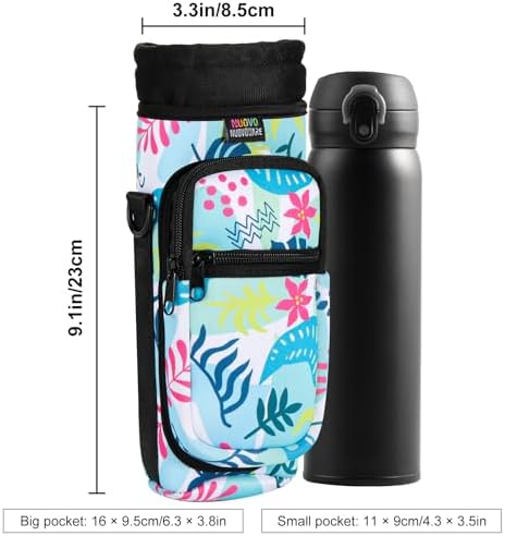 Nuovoware Water Bottle Carrier Bag, 25oz/32oz, Coloured Leaves - Image 4