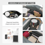 LOUKAYCCI Felt Purse Organizer Insert for Longchamp Le Pliage L Handbag Insert (Light Grey, Large) - Image 5