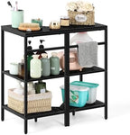 Under Pedestal Sink Storage Shelf 2 Pack Under Sink Organizers by Luplom