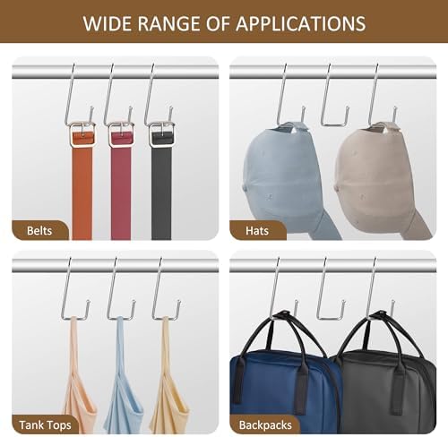 ZEDODIER 15 Pack Purse Hanger for Closet, Purse Hooks Bag Organizer - Image 6