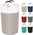 BlissTotes 115L Laundry Basket, Freestanding Collapsible Hamper, Brown by BlissTotes