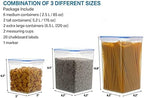 VERONES Large Tall Airtight Food Storage Containers, 10 PACK Containers Set - Image 2