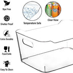 CONTROL KITCHEN Small Clear Plastic Storage Bins, Perfect for Organization or Pantry and, Fridge Organizer, Cabinet Organizers - Image 5