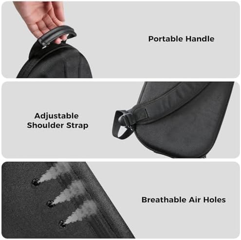 ProCase Hard Shell Travel Case for Baseball Caps Holds 7-8 Hats - Image 3