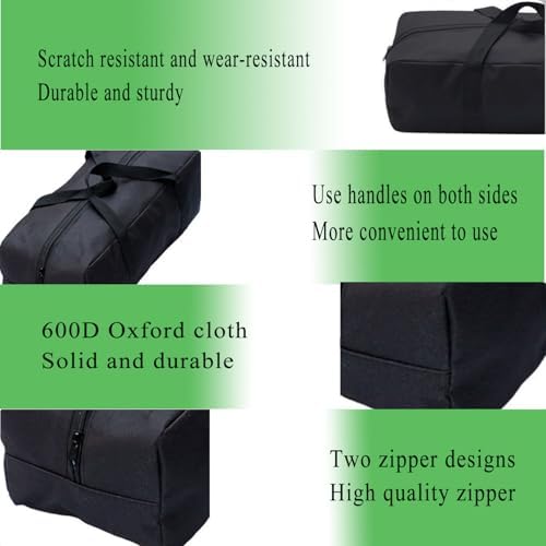 Heavy Duty Water-Resistant Long Duffle Bag - XL Canopy & Roof Tent Storage Organizer for Poles, Grill Tools, Hammock & Fishing Rods with MOLLE Straps (35''(L) x7.87''(W) x7.87''(H)) - Image 6