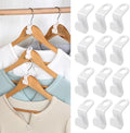 100 PCS Space Saving Hanger - Clothes Hanger Connector Hooks, Stacking Hanger Hooks Space Saver, Plastic Closet Organizers and Storage Hanger Extender for Heavy Duty Cascading Connection Hook (White) by Unknown