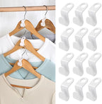 100 PCS Space Saving Hanger - Clothes Hanger Connector Hooks, Stacking Hanger Hooks Space Saver, Plastic Closet Organizers and Storage Hanger Extender for Heavy Duty Cascading Connection Hook (White) by Unknown
