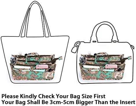 BTSKY Printing Handbag Organizers Inside Purse Insert for Women - Image 6
